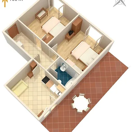 Apartman By The Sea Podaca, Makarska - 2617 Podaca