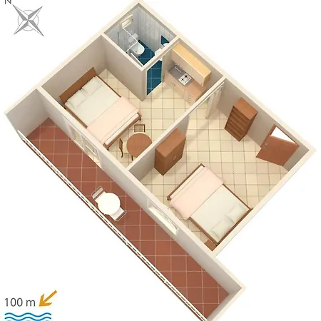 By The Sea Podaca, Makarska - 2617 *